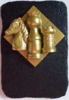 Schachschiefer gold