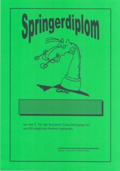 Goldschmidt/Sohrabi, Brackeler Schachlehrgang 2. Teil Springerdiplom