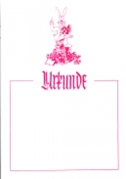 Kinderurkunde Hase