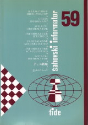 Schach-Informator 59 Remittendenexemplar