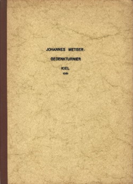 1961 Johannes Metger-Gedenkturnier Kiel