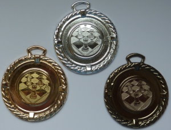 Medaille klein  3er Satz