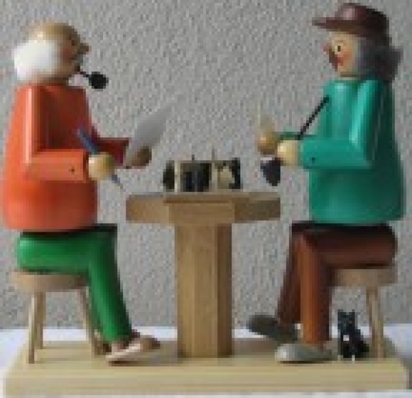Räuchermann - 2 Schachspieler
