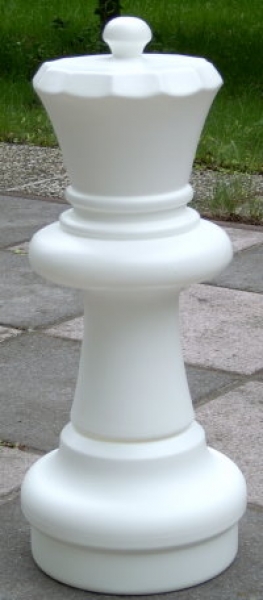 Einzelfigur Dame weiß
