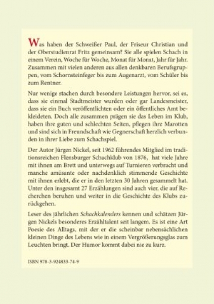 Nickel, Turnierleiter, mein Gegner pfeift!