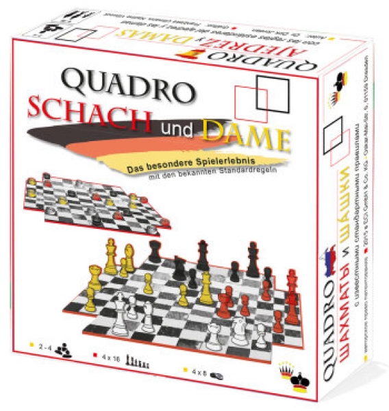 QuadroChess and Checkers