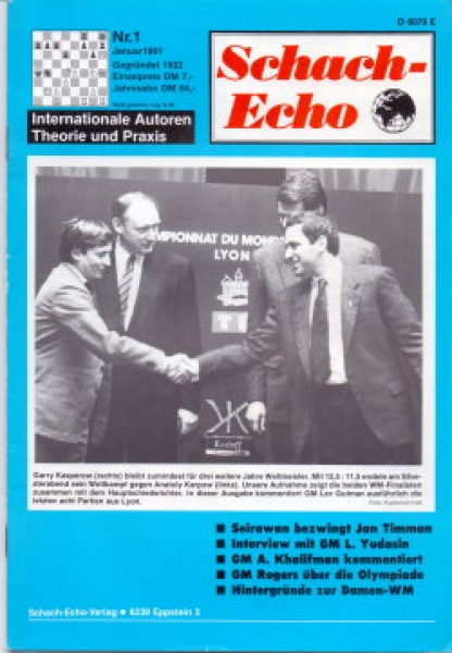 Schach-Echo 1991